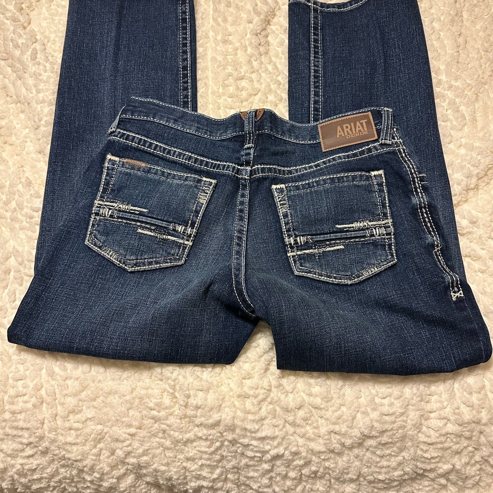 Ariat Men's Deep Blue Bootcut Jeans. Like new. 33/32